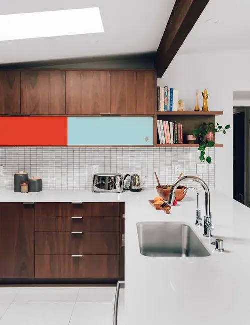 black+walnut+and+color+pop+streng+kitchen